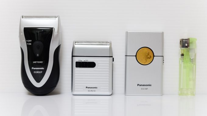 Panasonic メンズシェーバー1枚刃の性能比較表 （ES3832P/ES-RS10/ES518P） | 髭剃り倶楽部.com